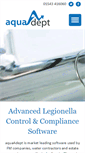 Mobile Screenshot of legionella-software.co.uk